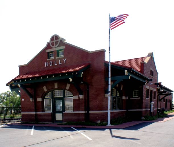 istock Holly Town Hall and Library, Colorado 1206354515