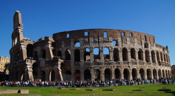 istock Coliseum ruins in Rome, Italy 1206356585