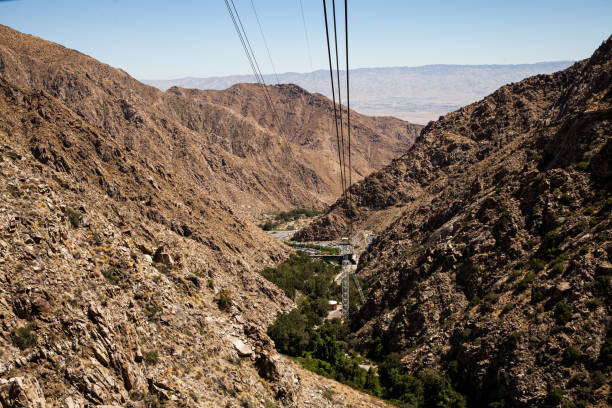 Palm Springs Aerial Tram View stock photo