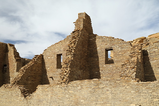 Pueblo Bonito in Chaco Culture National Historical Park in New Mexico, USA