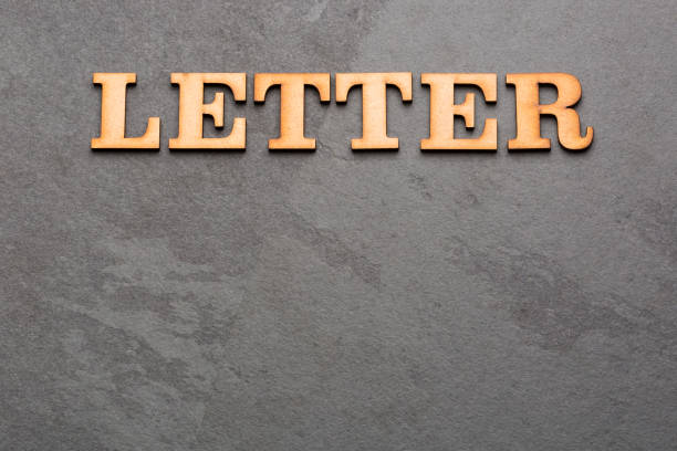 istock The word letter in wooden figures. Top view 1206358983