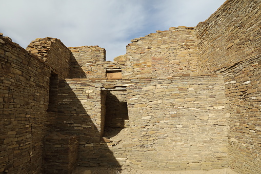 Pueblo Bonito in Chaco Culture National Historical Park in New Mexico, USA