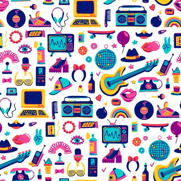 3,200+ The 80s Music Stock Illustrations, Royalty-Free Vector