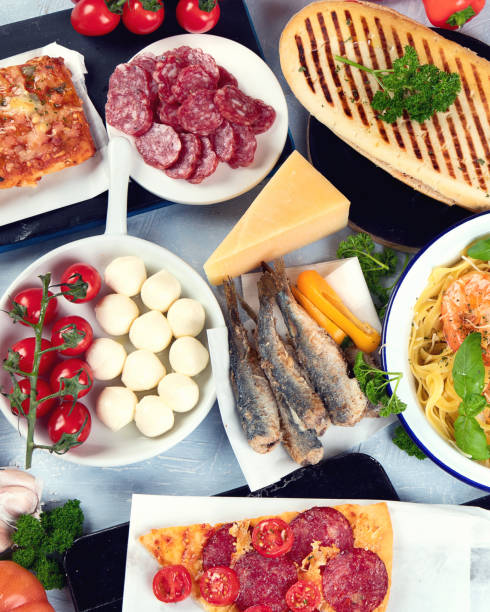 istock Traditional Italian foods 1206372215