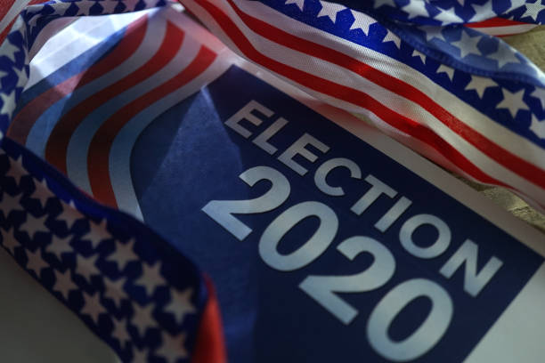 Election 2020 shot of election 2020 political rally photos stock pictures, royalty-free photos & images