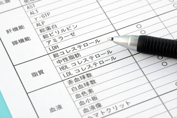 Medical examination sheet in Japanese Medical examination sheet in Japanese cytoplasm photos stock pictures, royalty-free photos & images