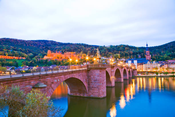 istock Old Bridge Heidelberg over Neckar river in Heidelberg, Germany 1206380486