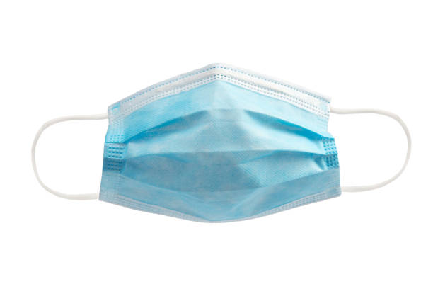 MEDICAL MASK Medical mask on white background. surgical mask stock pictures, royalty-free photos & images