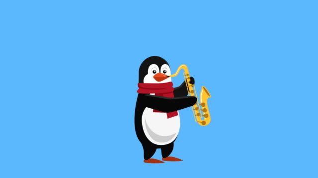 Penguin Cartoon Stock Videos and Royalty-Free Footage - iStock