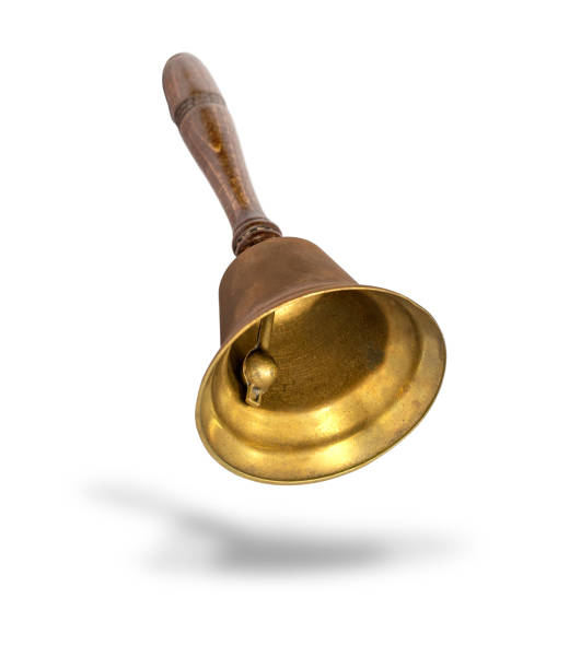 istock Golden  handbell isolated 1206393926