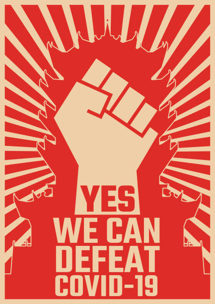 Motivational poster design for Wuhan, China. Powerful poster design to defeat health challenges. 2019-nCov.