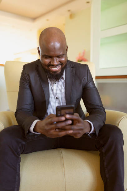 istock Self-Confident African Businessman at Home 1206406561