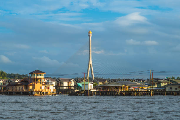 istock scenery of kampong ayer, brunei 1206409409