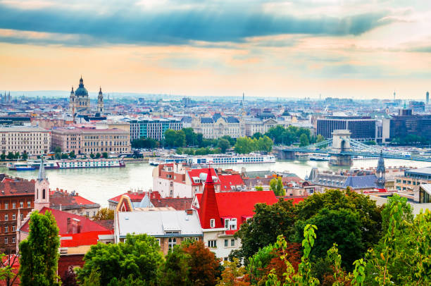 istock Beautiful panoramic view of Budapest , Hungary 1206418956