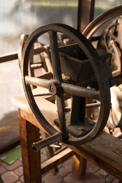istock detail of old vintage machine 1206421759