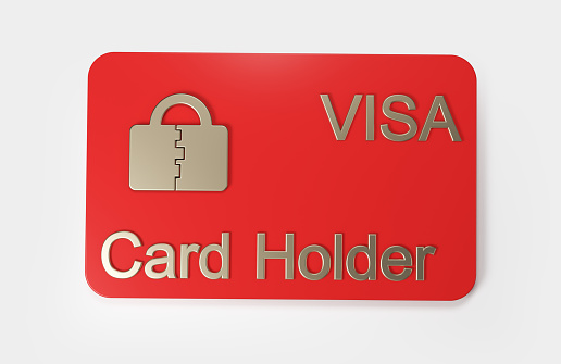 Credit Card Concept 3d render