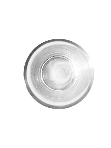 istock Top view of glass on white background with clipping path 1206433789