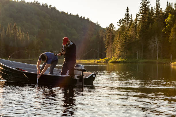 istock Fishing lake in early summer. 1206437762