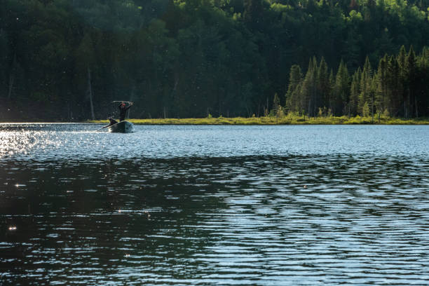 istock Fishing lake in early summer. 1206437777
