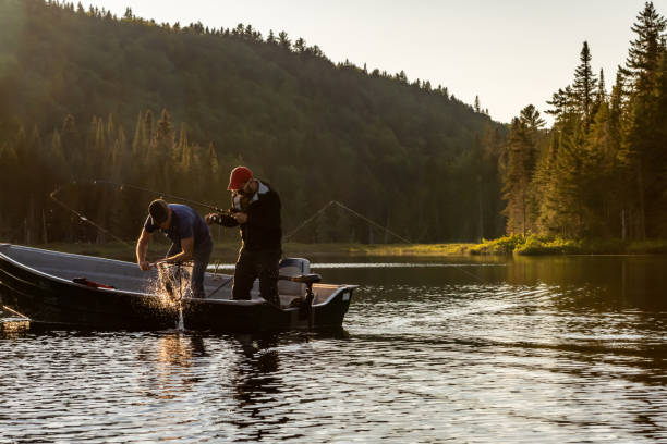istock Fishing lake in early summer. 1206437968