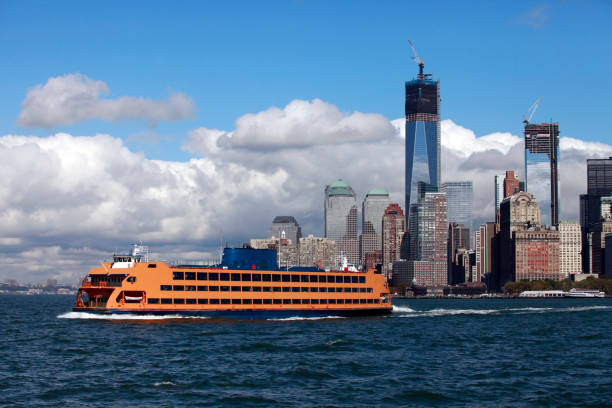 istock Regular ferry service between New York City - Manhattan and Staten Island 1206438137