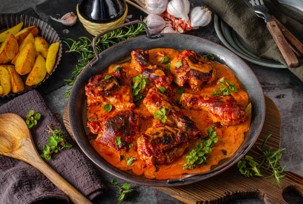 istock Hot and spicy tikka chicken 1206439389