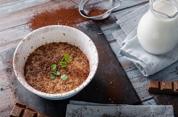 istock Delicious homemade chocolate pudding 1206440519