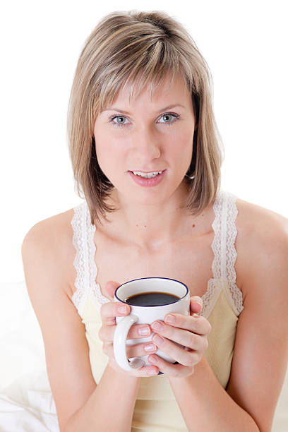 istock girl with a cup of coffee 120644251