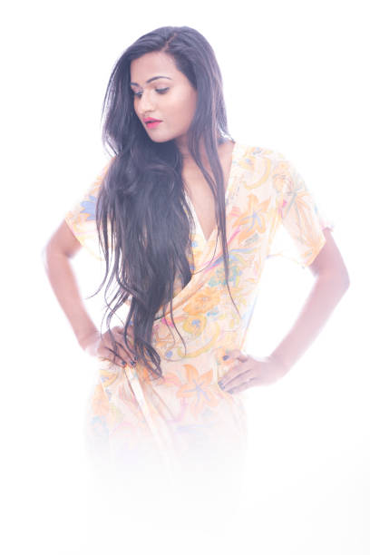 istock Young India lady in night wear 1206442652