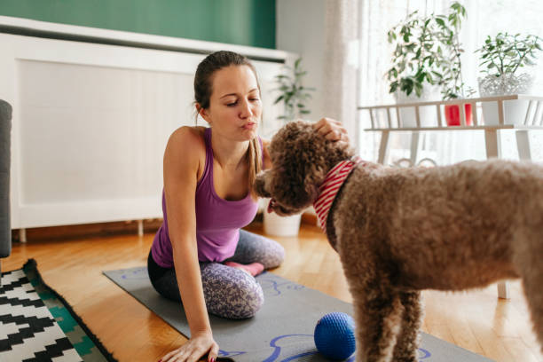istock Pilates With Dog - Pet Love 1206447984