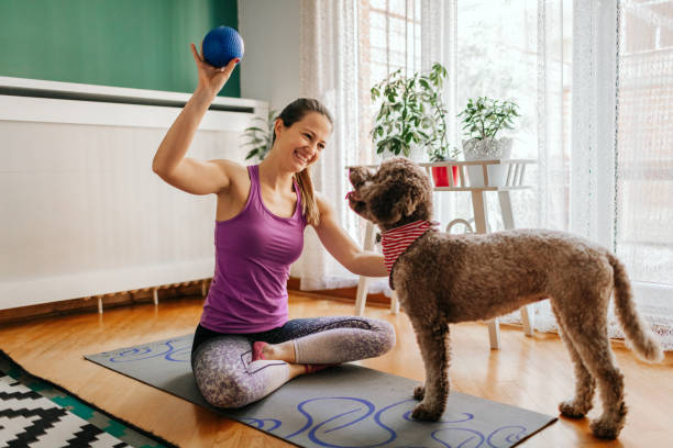 istock Pilates With Dog - Pet Love 1206447998