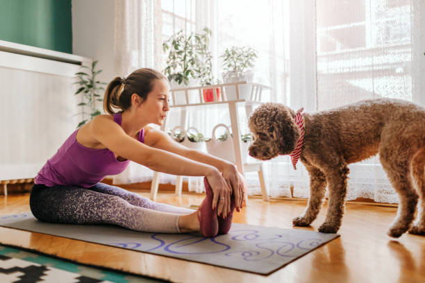 istock Pilates With Dog - Pet Love 1206448010