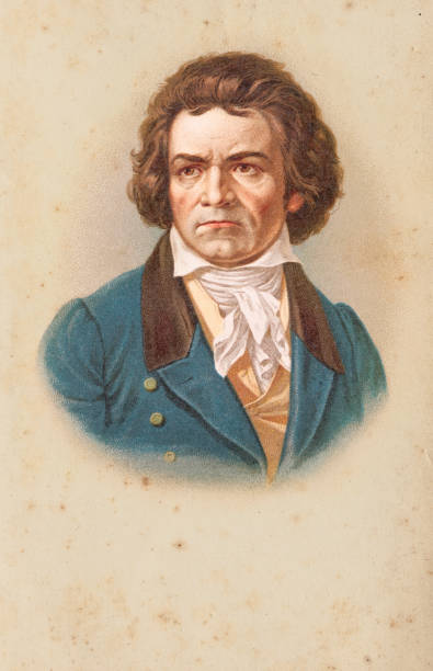 Ludwig van Beethoven portrait Ludwig van Beethoven baptised 17 December 1770 – 26 March 1827) was a German composer and pianist.
Original edition from my own archives
Source : "Libería de Agonier" 1900 ludwig van beethoven stock illustrations