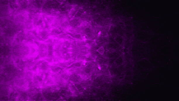 istock Abstract background with colorful particles in the wind. Digital backdrop 1206450485