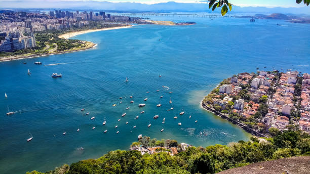 istock View of Guanabara Bay from the mountain 1206451610