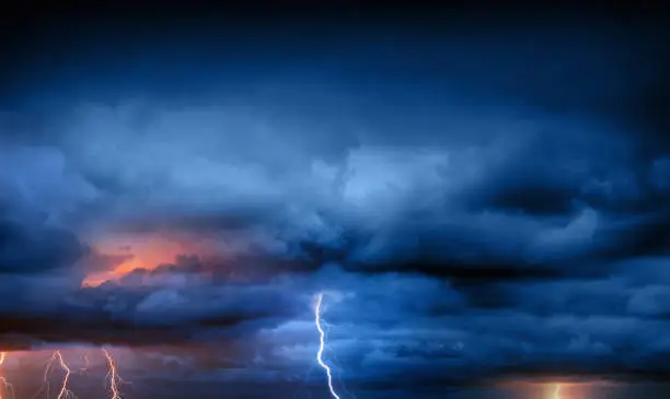 Photo of Lightning during summer storm