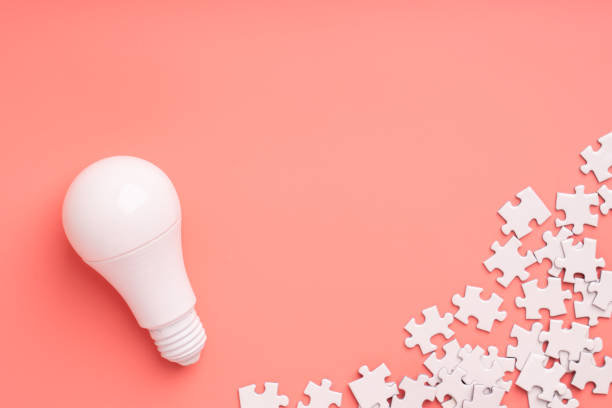 istock Lightbulb and lamp for creative & leadership business concept 1206456766