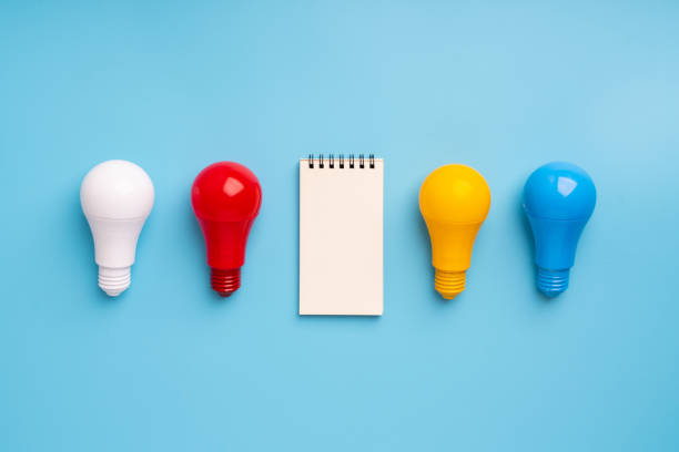 istock Lightbulb and lamp for creative & leadership business concept 1206456776