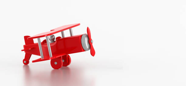 istock Red toy plane. 3d render.jpg 1206460253