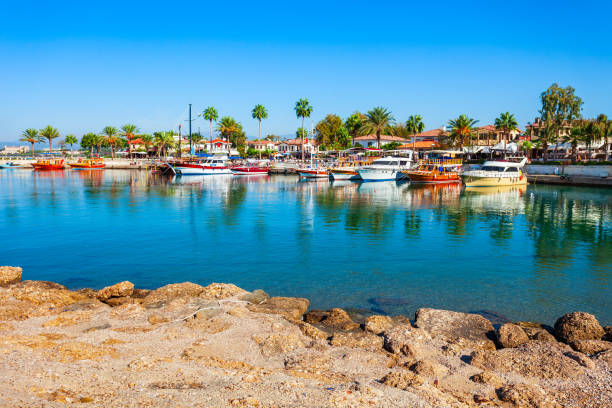 istock Boats at Side pier in Turkey 1206463272