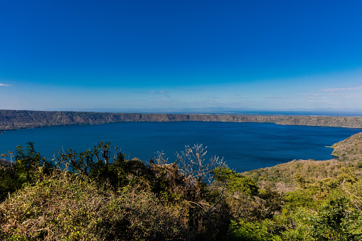 Laguna de Apoyo volcano lake landscapes Granada in Nicaragua