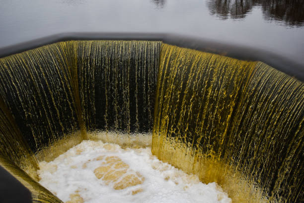 istock Beautiful waterfall in Latvia, ezere 1206465963