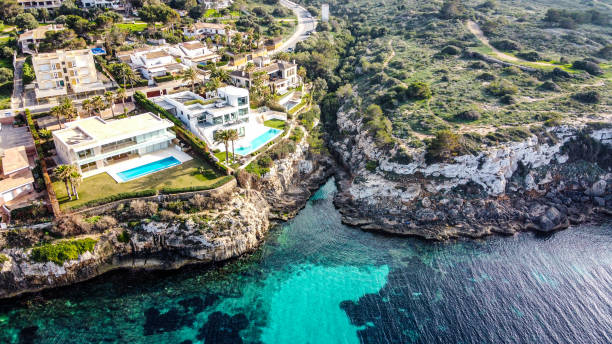 istock Aerial view of Majorca coastline, balearic islands 1206465980