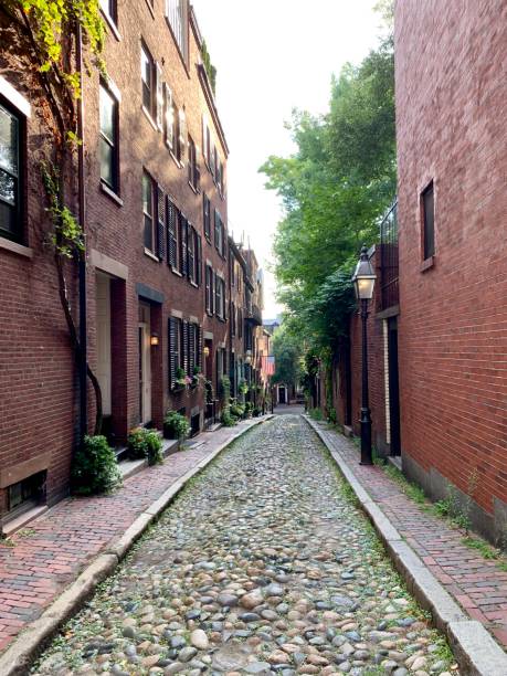 istock Boston, Acorn Street, Beacon Hill 1206466076