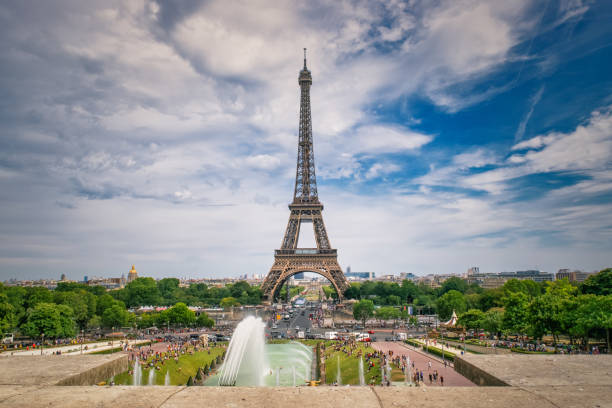 istock Eiffel Tower from Trocadero in Summer 1206467987