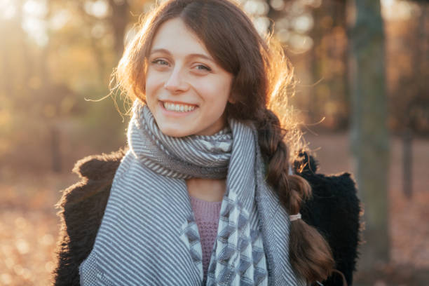 Cheerful Young Woman Portrait