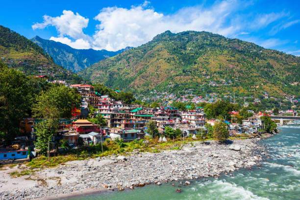 istock Beas river near Kullu town, India 1206479701