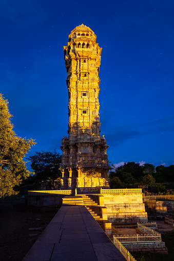 Vijaya or Vijay Stambha means Tower of Victory is a monument tower in Chittor Fort in Chittorgarh city, Rajasthan state of India