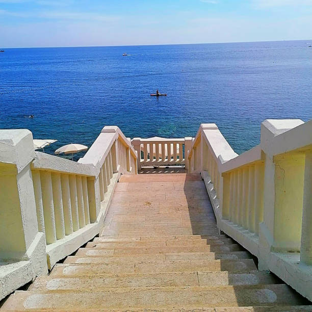 istock downstairs to the blue ocean 1206482630
