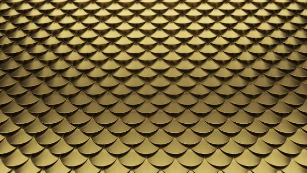 Golden scales texture